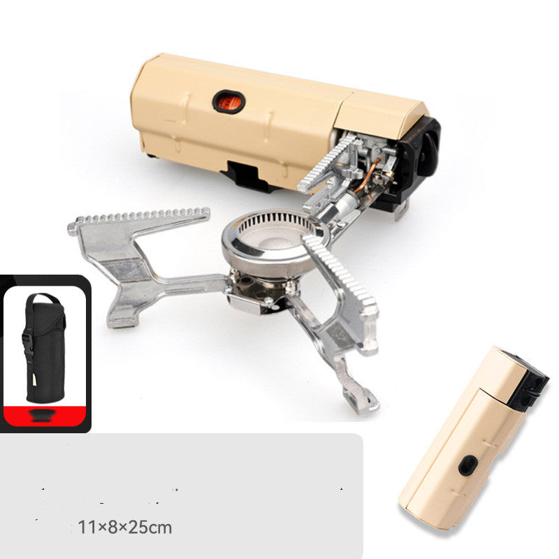 Camping Gas Stove Portable Folding Cassette Stove Outdoor Hiking