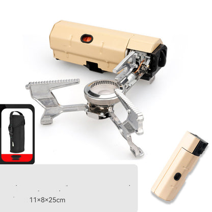 Camping Gas Stove Portable Folding Cassette Stove Outdoor Hiking